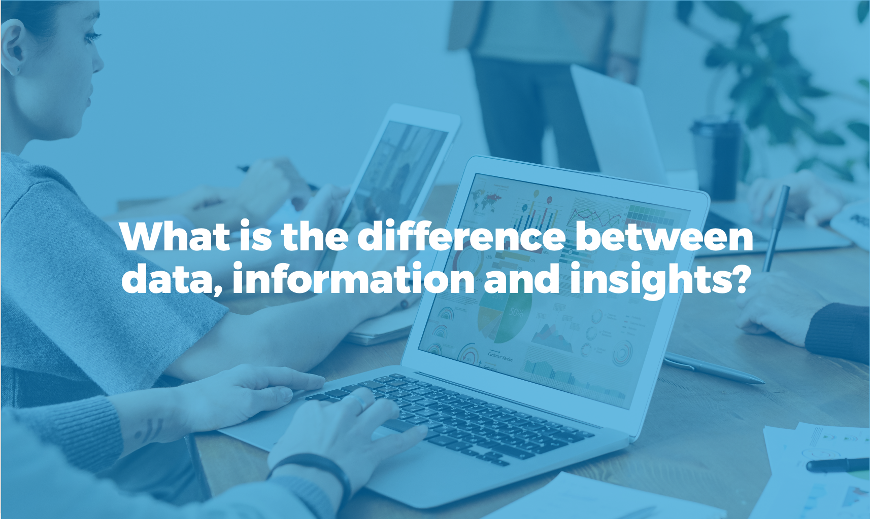 What is the difference between information and insights?