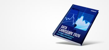cover of the report data landscape 2026 trends for business