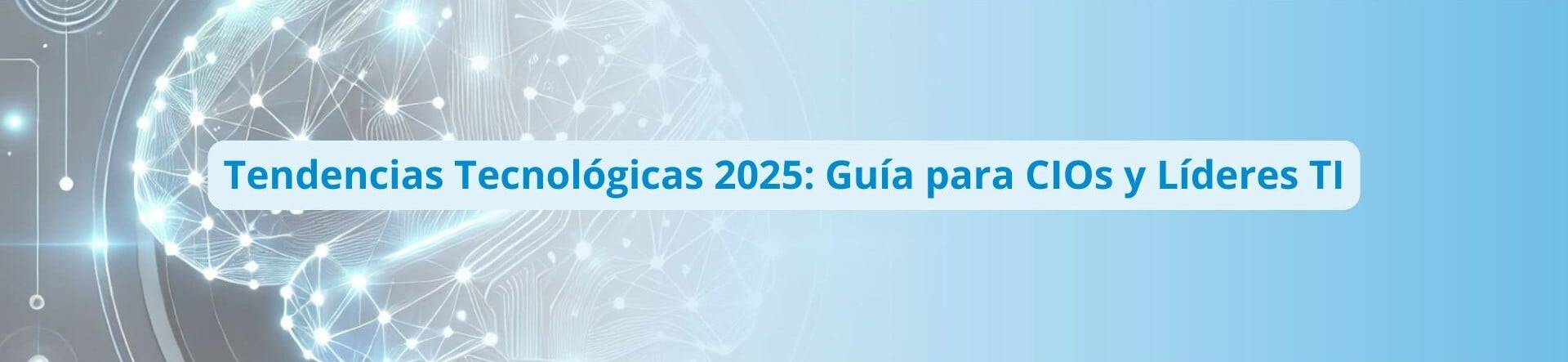 tendencias tecnologicas cio