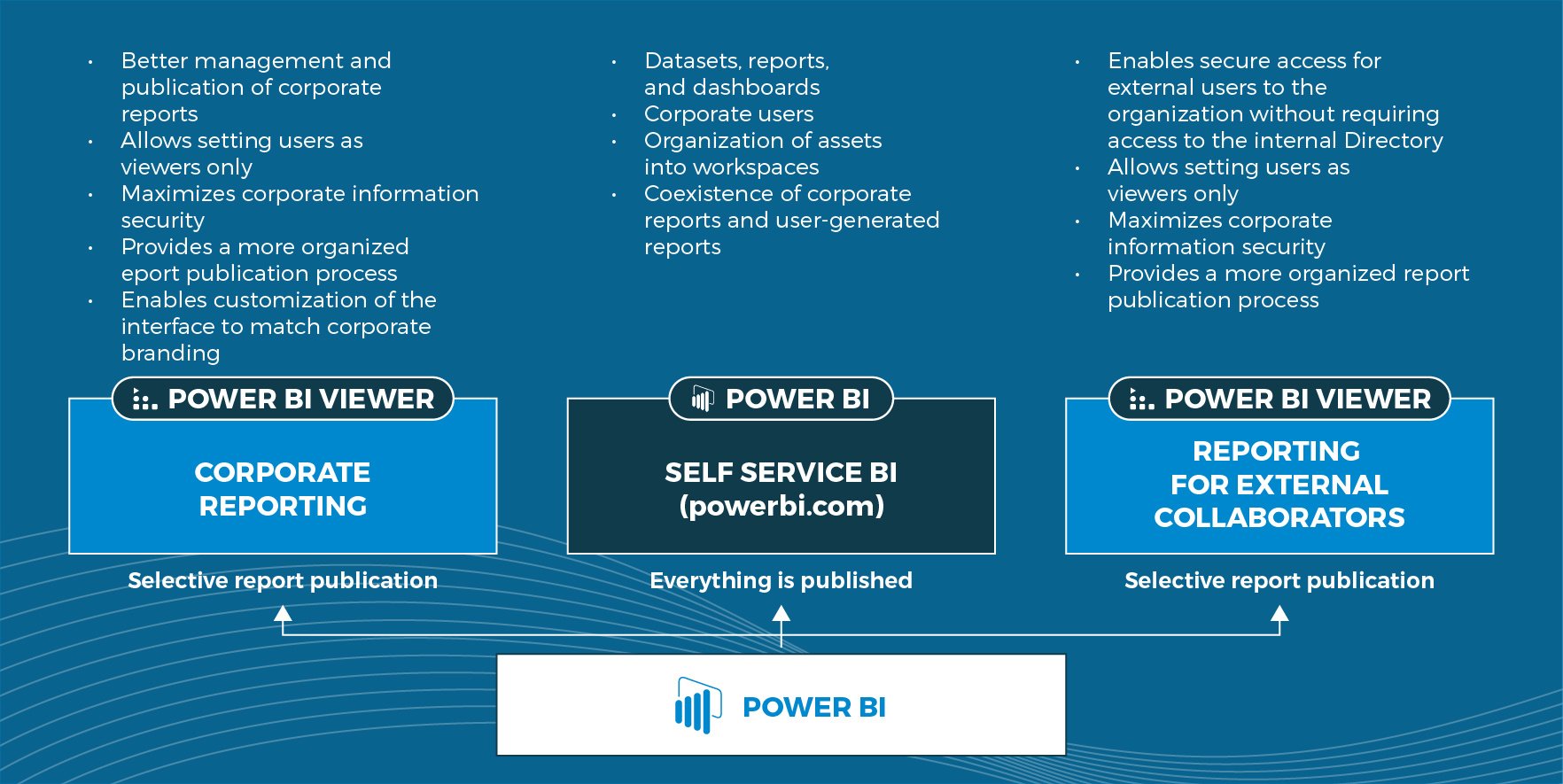 Report publishing and management in Power BI with Power BI Viewer