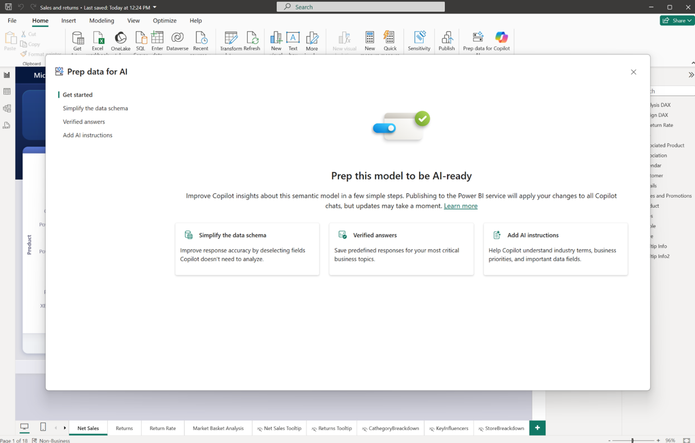 How to Prepare Your Power BI Semantic Model for Copilot and AI