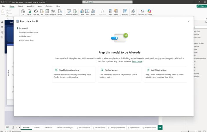 How to Prepare Your Power BI Semantic Model for Copilot and AI