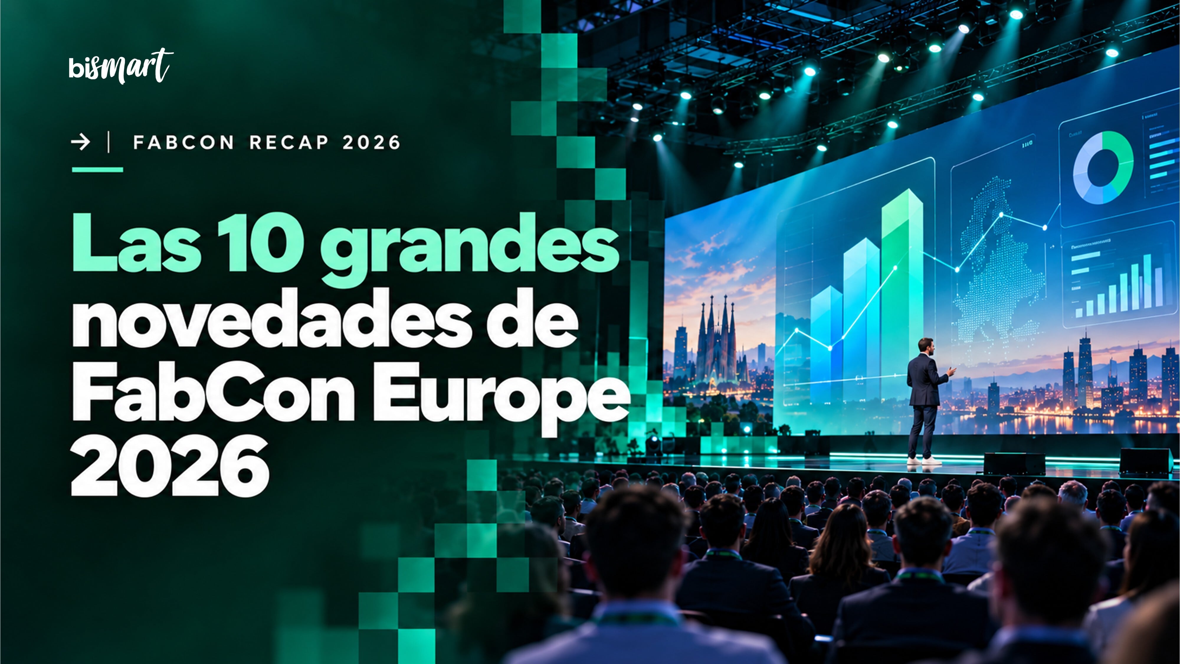Imagen destacada sobre las 10 grandes novedades de FabCon Europe 2026 de Microsoft Fabric