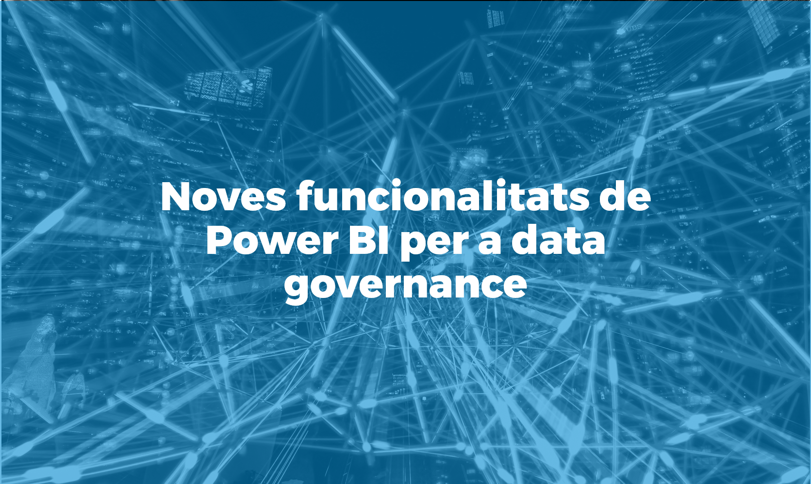 Com pots fer servir Power BI per al data governance?