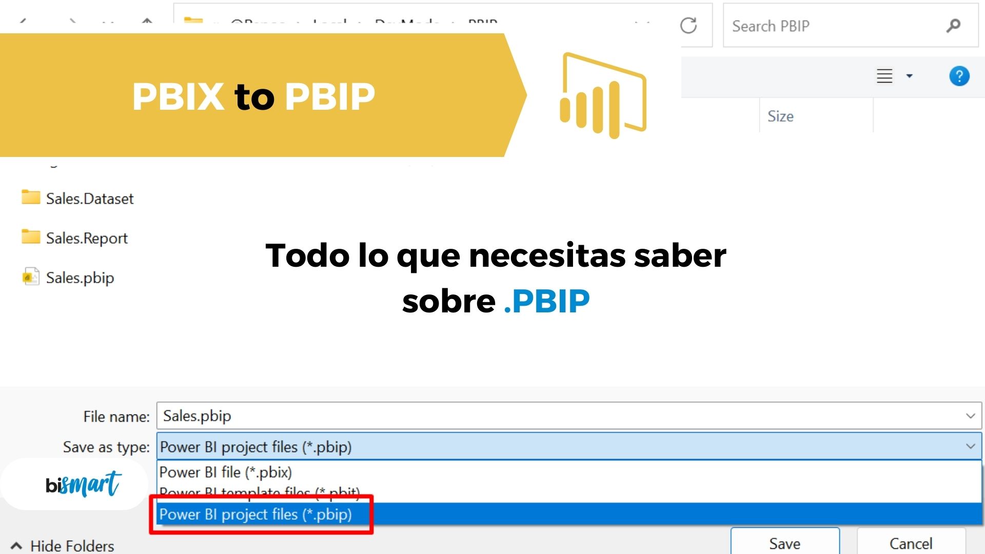¿Qué es un archivo .PBIP en Power BI y cómo convertir PBIX en PBIP?